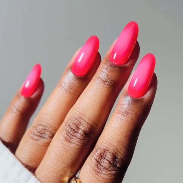 Since February is home to Valentine’s Day and Fashion Weeks worldwide, we say it’s prime time to embrace bright bold colors, top nail trends, and romantic themes. Here, explore some of our favorite manicures for the month, including obvious pink and red picks, along with a few timely nail trends.