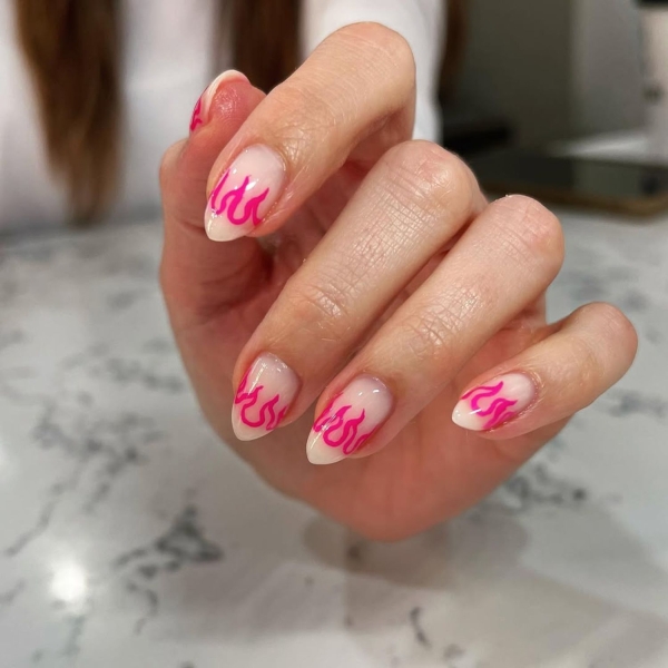 Since February is home to Valentine’s Day and Fashion Weeks worldwide, we say it’s prime time to embrace bright bold colors, top nail trends, and romantic themes. Here, explore some of our favorite manicures for the month, including obvious pink and red picks, along with a few timely nail trends.