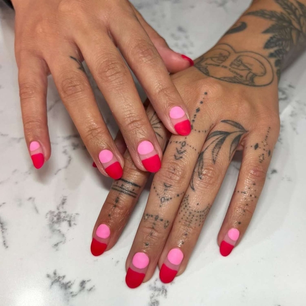 Since February is home to Valentine’s Day and Fashion Weeks worldwide, we say it’s prime time to embrace bright bold colors, top nail trends, and romantic themes. Here, explore some of our favorite manicures for the month, including obvious pink and red picks, along with a few timely nail trends.