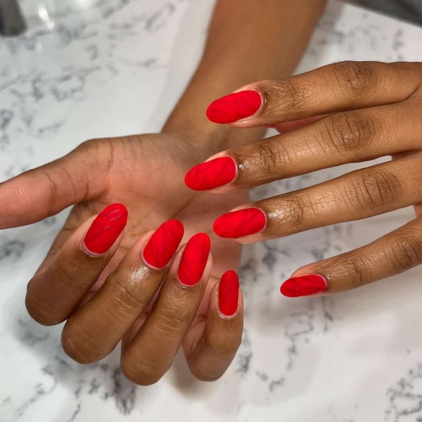 Since February is home to Valentine’s Day and Fashion Weeks worldwide, we say it’s prime time to embrace bright bold colors, top nail trends, and romantic themes. Here, explore some of our favorite manicures for the month, including obvious pink and red picks, along with a few timely nail trends.