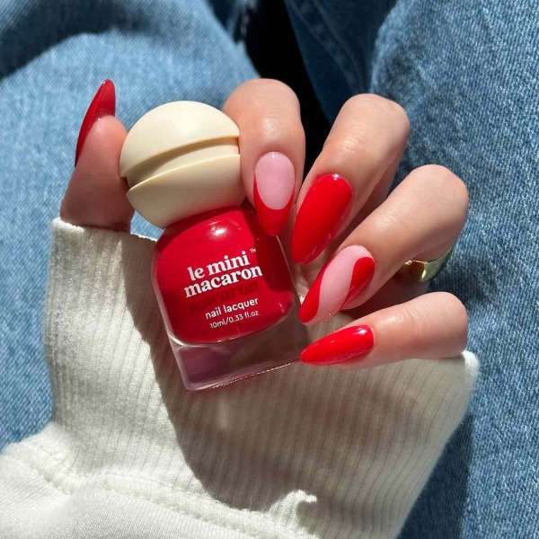 Since February is home to Valentine’s Day and Fashion Weeks worldwide, we say it’s prime time to embrace bright bold colors, top nail trends, and romantic themes. Here, explore some of our favorite manicures for the month, including obvious pink and red picks, along with a few timely nail trends.