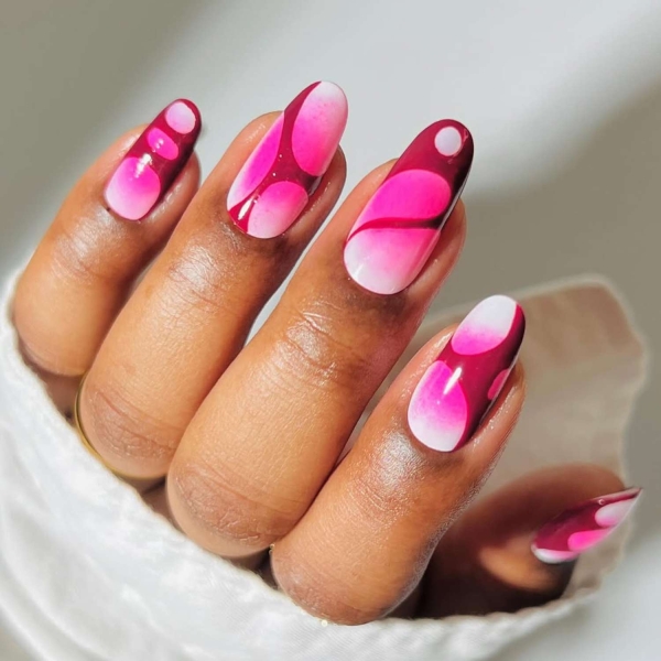 Since February is home to Valentine’s Day and Fashion Weeks worldwide, we say it’s prime time to embrace bright bold colors, top nail trends, and romantic themes. Here, explore some of our favorite manicures for the month, including obvious pink and red picks, along with a few timely nail trends.